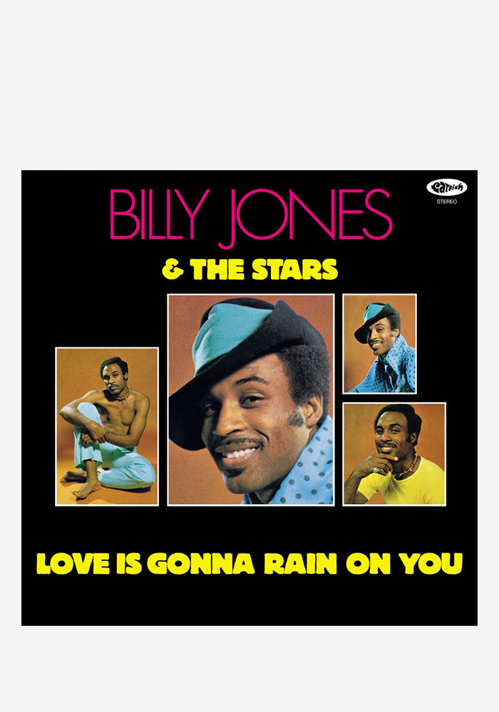 BILLY JONES & THE STARS Love Is Gonna Rain On You LP (Color)