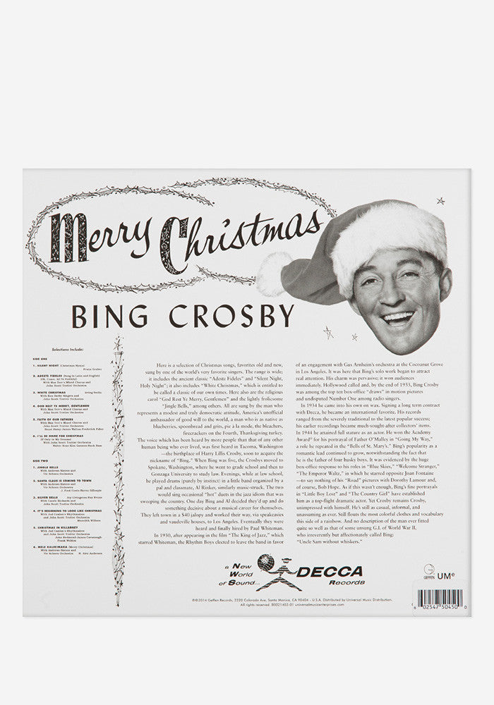 BING CROSBY Merry Christmas Exclusive LP