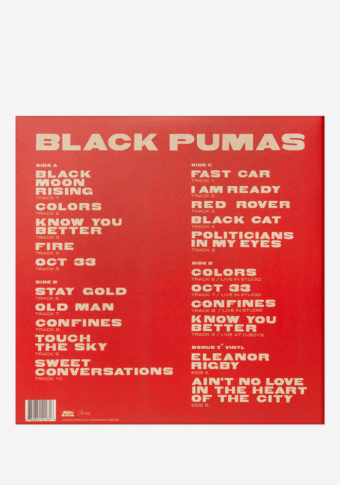 Black Pumas-Black Pumas Deluxe Exclusive (All My Favorite Colors) Color Vinyl Newbury