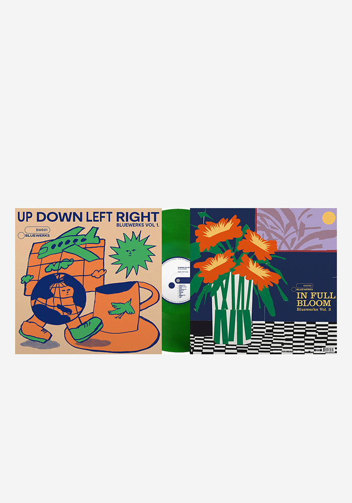 VARIOUS ARTISTS Bluewerks Vol 1&2: Up Down Left Right / In Full Bloom LP (Color)