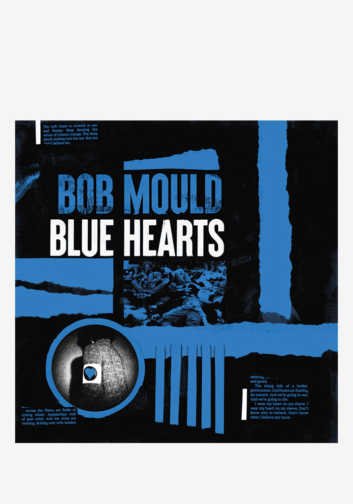 BOB MOULD Blue Hearts LP With Autographed Poster