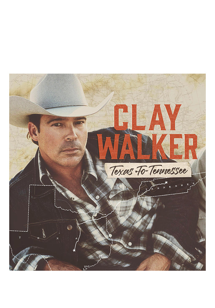 CLAY WALKER Texas To Tennessee CD With Autographed Postcard