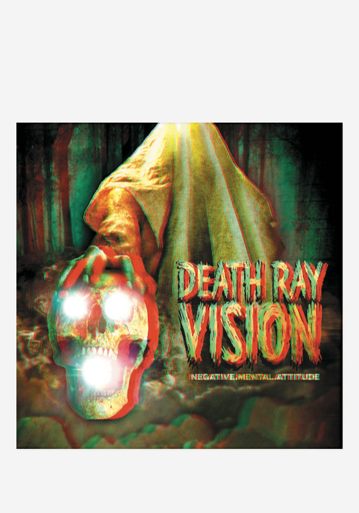 DEATH RAY VISION Negative Mental Attitude Autographed CD With 3D Glasses