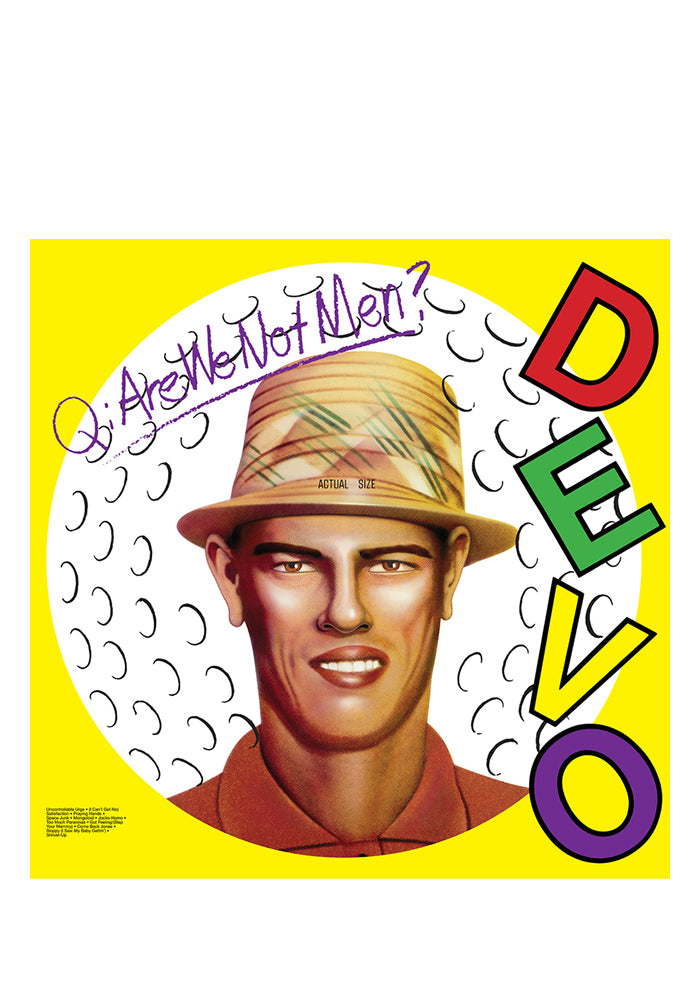 DEVO Q: Are We Not Men? A: We Are Devo! LP (Color)