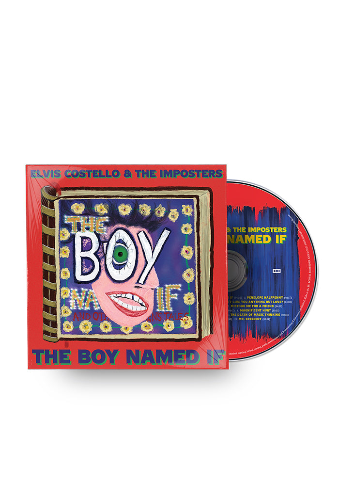 ELVIS COSTELLO & THE IMPOSTERS The Boy Named If CD With Autographed Booklet