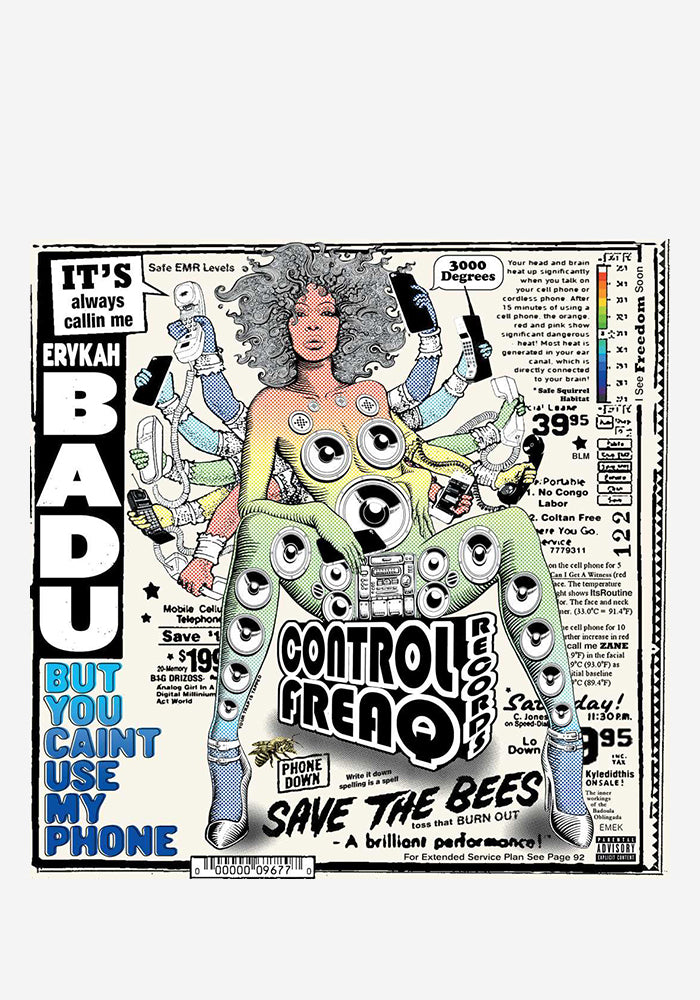 ERYKAH BADU But You Caint Use My Phone LP (Color)
