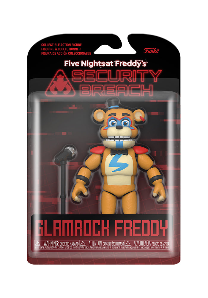 FIVE NIGHTS AT FREDDY'S-Five Nights At Freddy's Security Breach 6-Inch  Action Figure - Glamrock Freddy