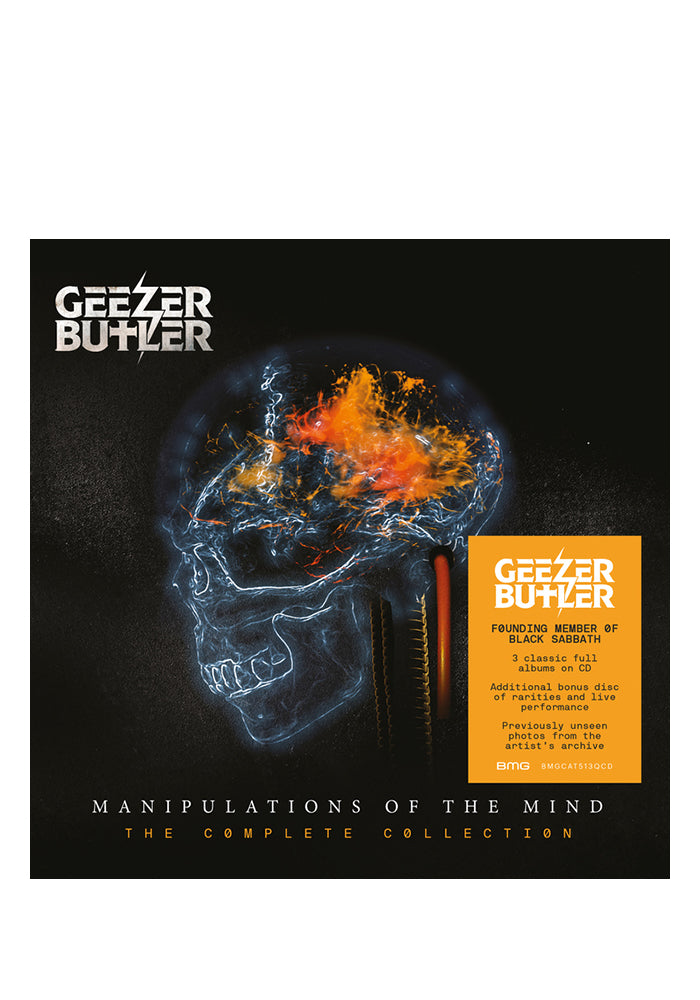 GEEZER BUTLER Manipulations Of The Mind: The Complete Collection 4CD (Autographed)
