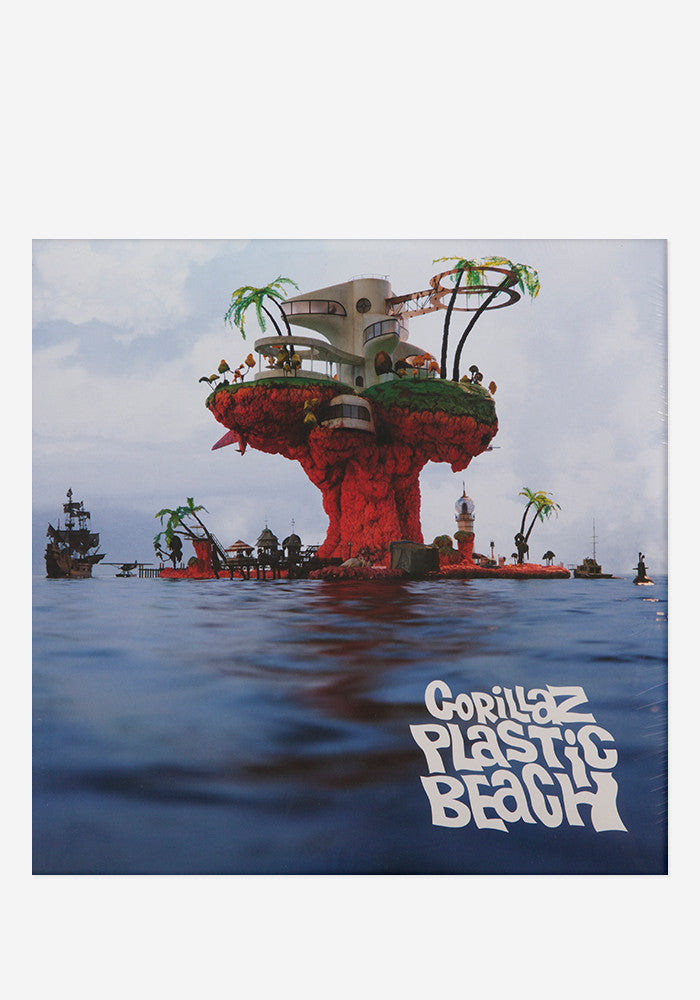 Gorillaz Plastic Beach 2 LP Vinyl Newbury Comics
