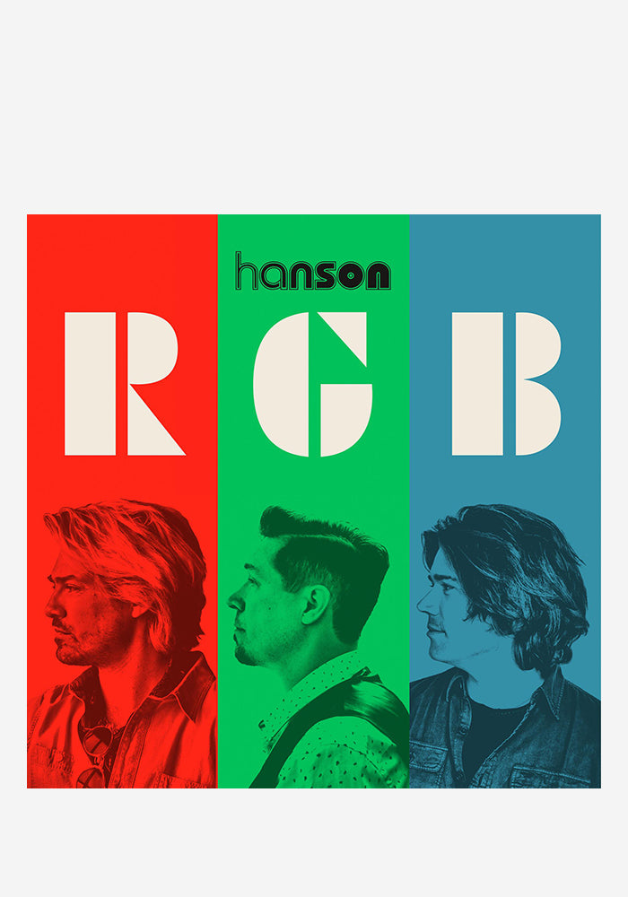 HANSON Red Green Blue CD With Autographed Postcard