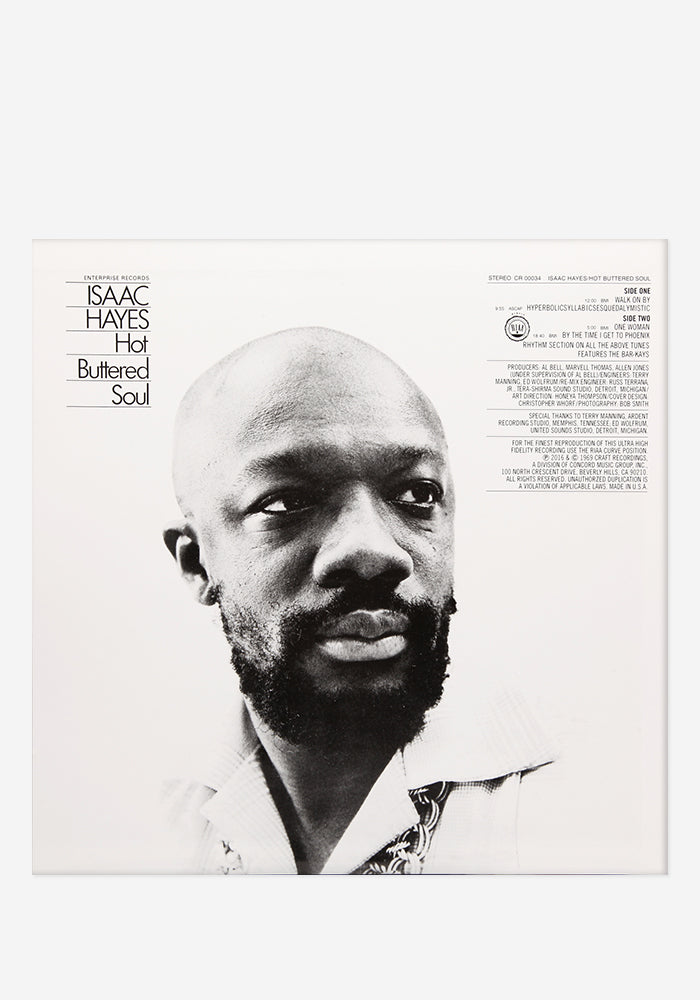 ISAAC HAYES Hot Buttered Soul Exclusive LP (Metallic)