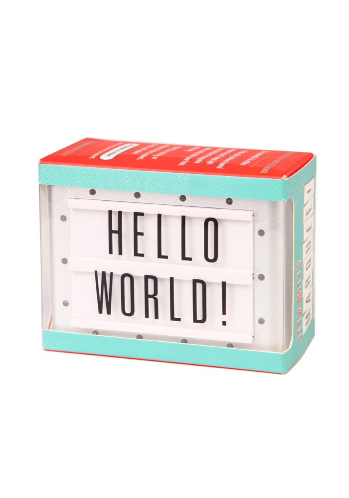 WICKED GOOD GIFTS Light It Up! Itty-Bitty Marquee