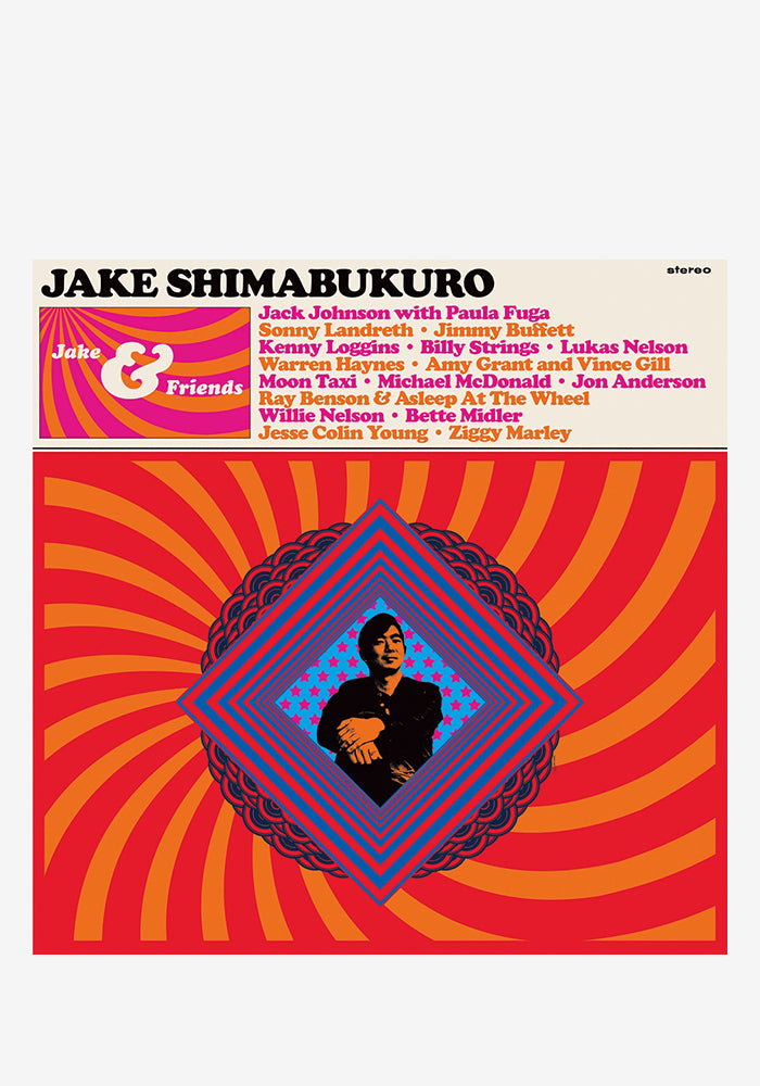 JAKE SHIMABUKURO Jake & Friends 2LP With Autographed Postcard