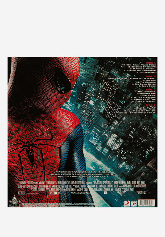 JAMES HORNER Soundtrack - The Amazing Spider-Man Exclusive 2 LP