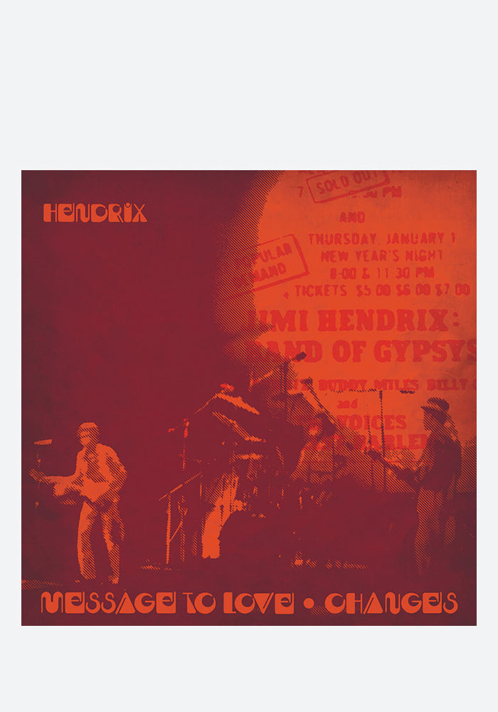 JIMI HENDRIX Message To Love / Changes 7" (Color)