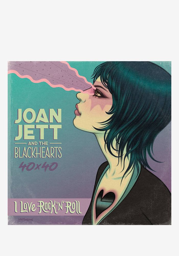 JOAN JETT & THE BLACKHEARTS Joan Jett & The Blackhearts 40x40 7"+Book