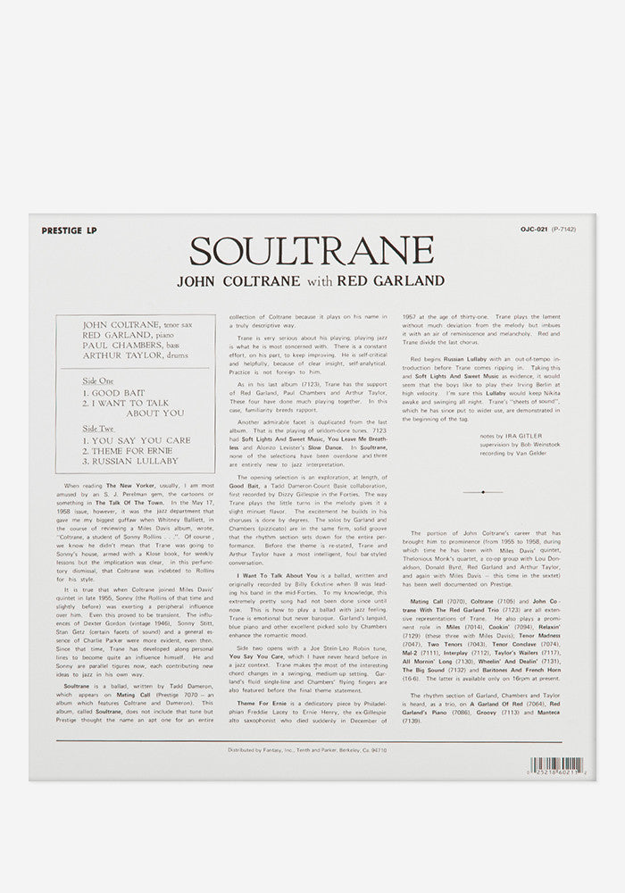 JOHN COLTRANE Soultrane Exclusive LP