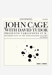 John Cage With David Tudor-Variations IV LP Vinyl | Newbury Comics