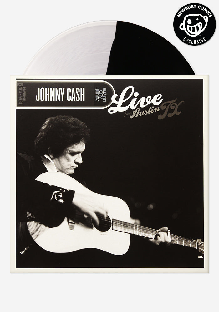 JOHNNY CASH Johnny Cash: Live From Austin, TX Exclusive LP (Black & Clear)