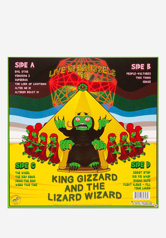KING GIZZARD AND THE LIZARD WIZARD Live In Brussels '19 Exclusive 2LP