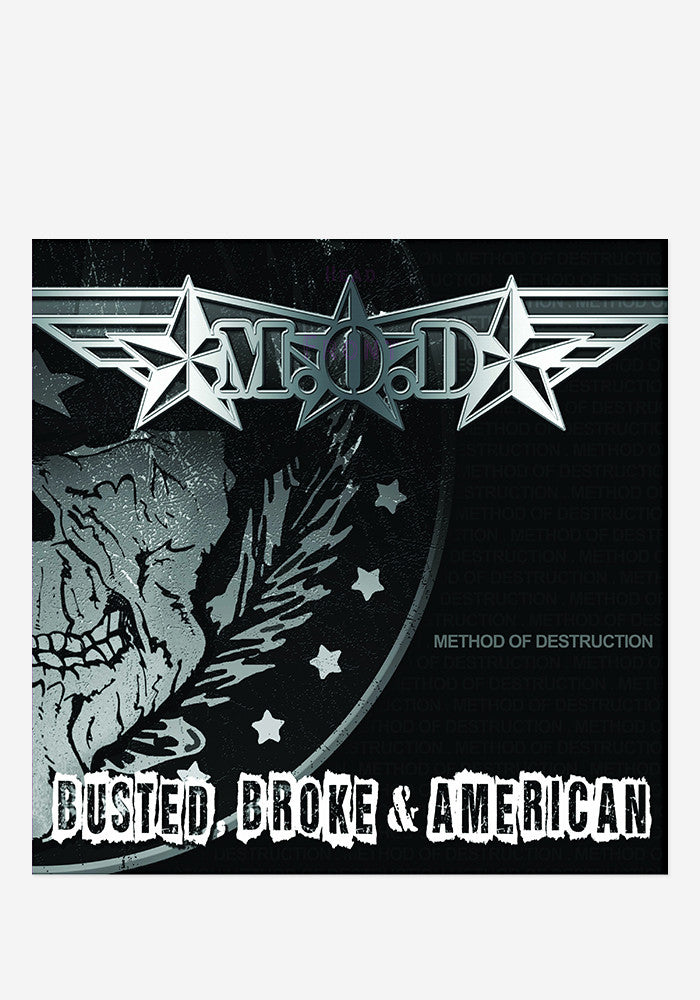 M.O.D. Busted, Broke & American With Autographed CD Booklet