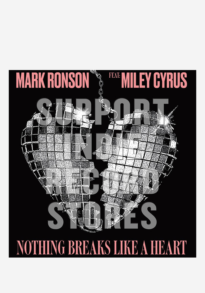 MARK RONSON / MILEY CYRUS Nothing Breaks Like A Heart 12" Single