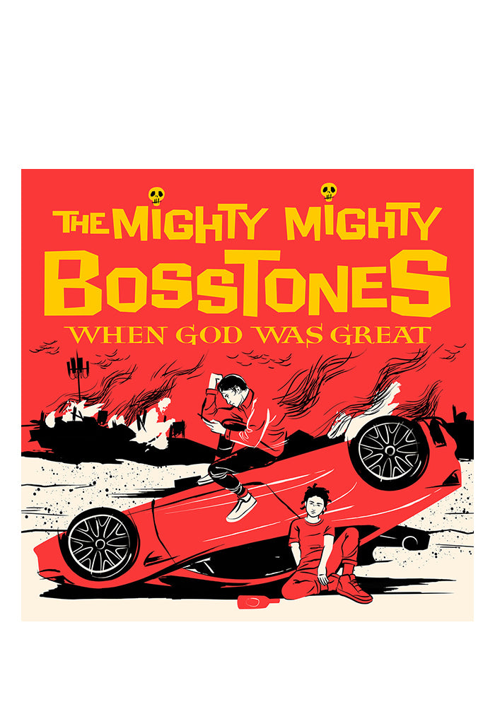 THE MIGHTY MIGHTY BOSSTONES When God Was Great LP With Autographed Postcard