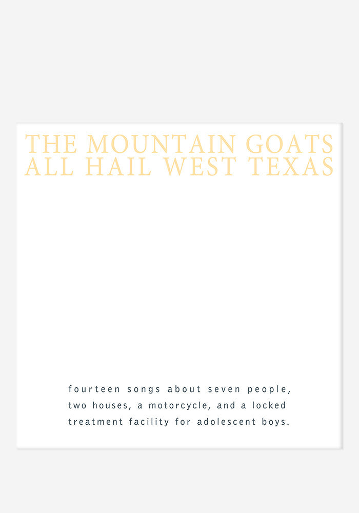 THE MOUNTAIN GOATS All Hail West Texas LP