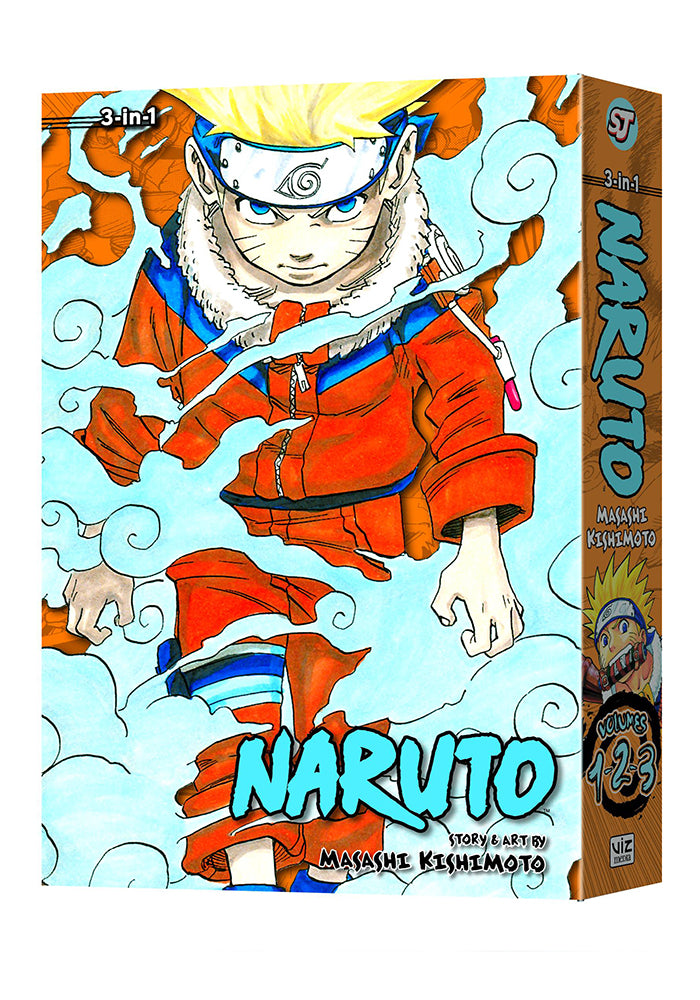 NARUTO Naruto 3-in-1 Vol 1-3 Manga