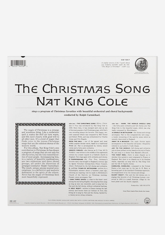 NAT KING COLE Christmas Song Exclusive LP