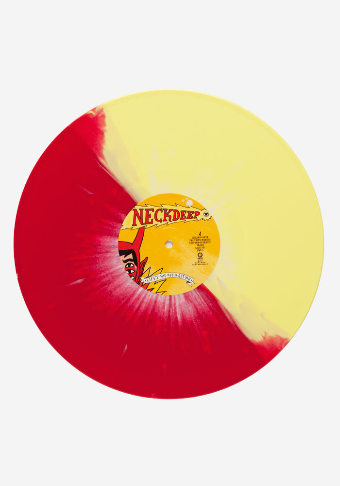 NECK DEEP Life's Not Out To Get You Exclusive LP (Red & Yellow)