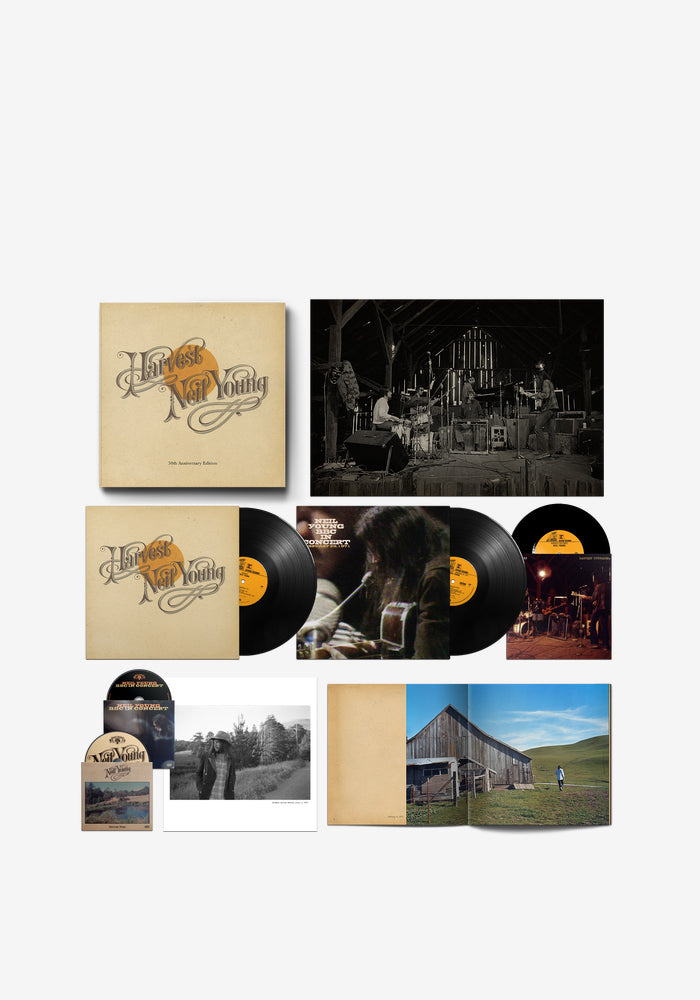 NEIL YOUNG Harvest 50th Anniversary Edition 2LP +7" +DVD Box Set