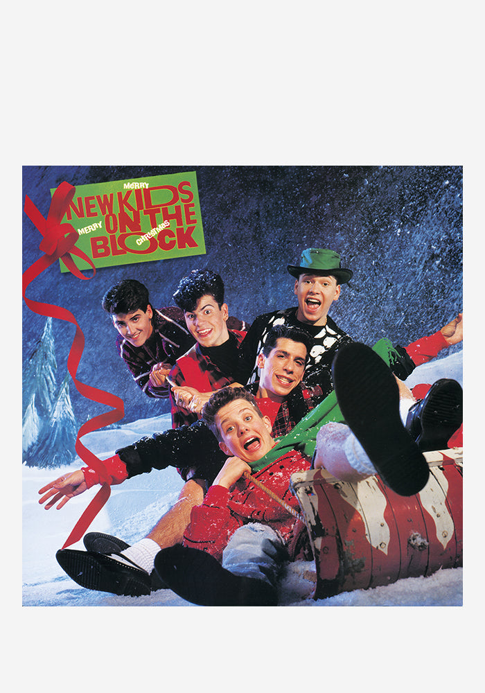 NEW KIDS ON THE BLOCK Merry, Merry Christmas LP (Color)