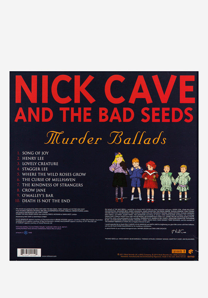 Nick Cave & The Bad Seeds-Murder Ballads Exclusive 2 LP Color Vinyl | Comics