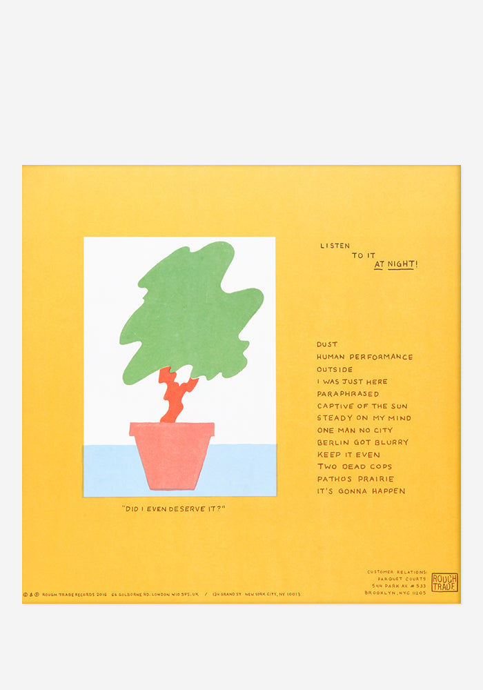 PARQUET COURTS Human Performance Exclusive LP