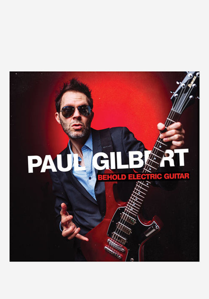 PAUL GILBERT Behold Electric Guitar CD With Autographed Postcard