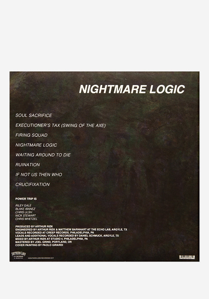 POWER TRIP Nightmare Logic Exclusive LP