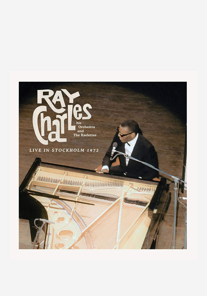 RAY CHARLES Live In Stockholm 1972 LP (Color)