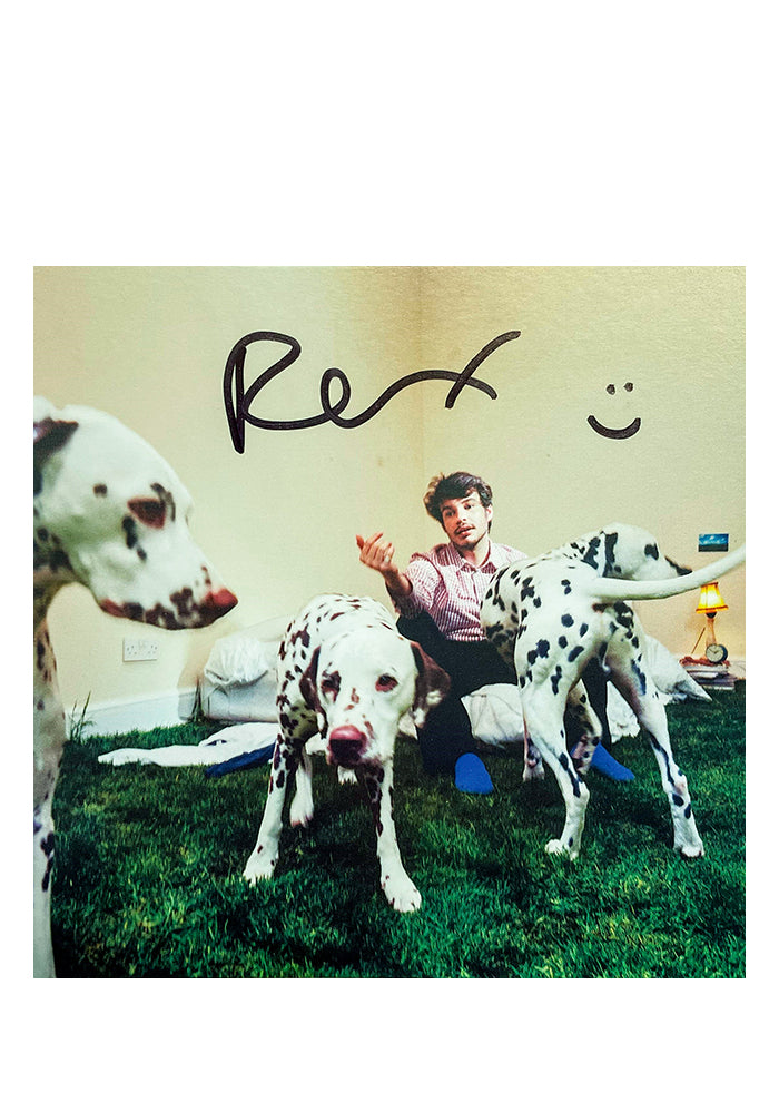 REX ORANGE COUNTY WHO CARES? LP With Autographed Art Card