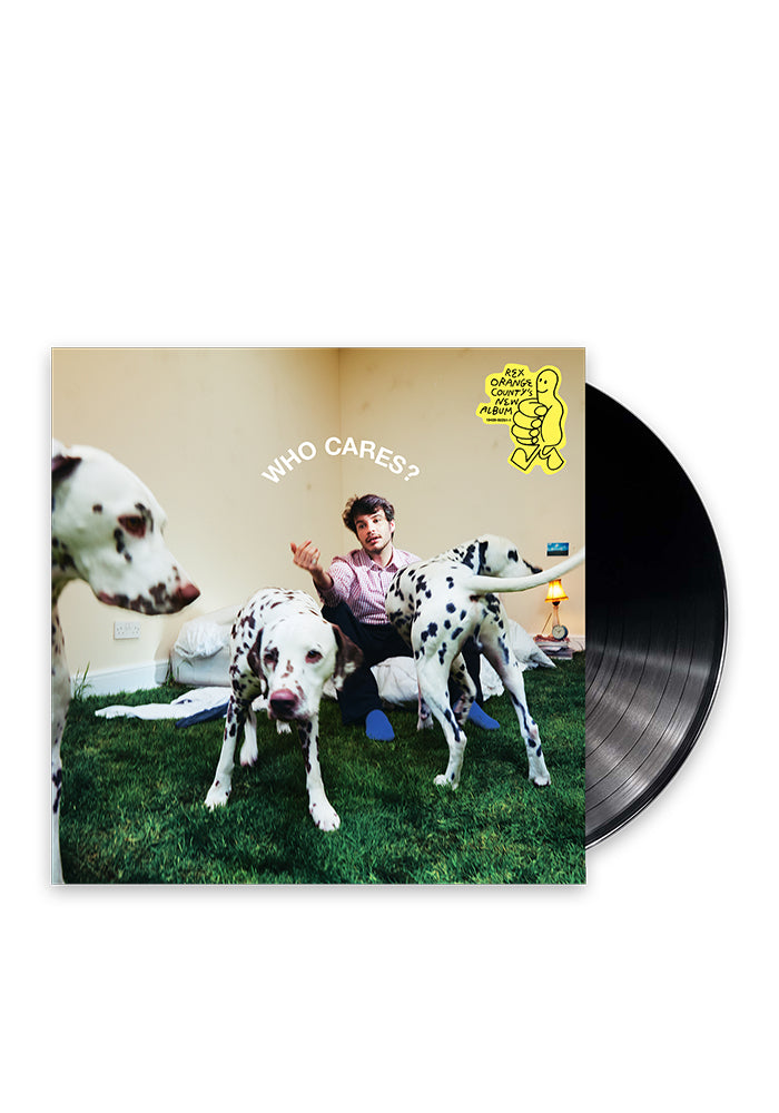 REX ORANGE COUNTY WHO CARES? LP With Autographed Art Card