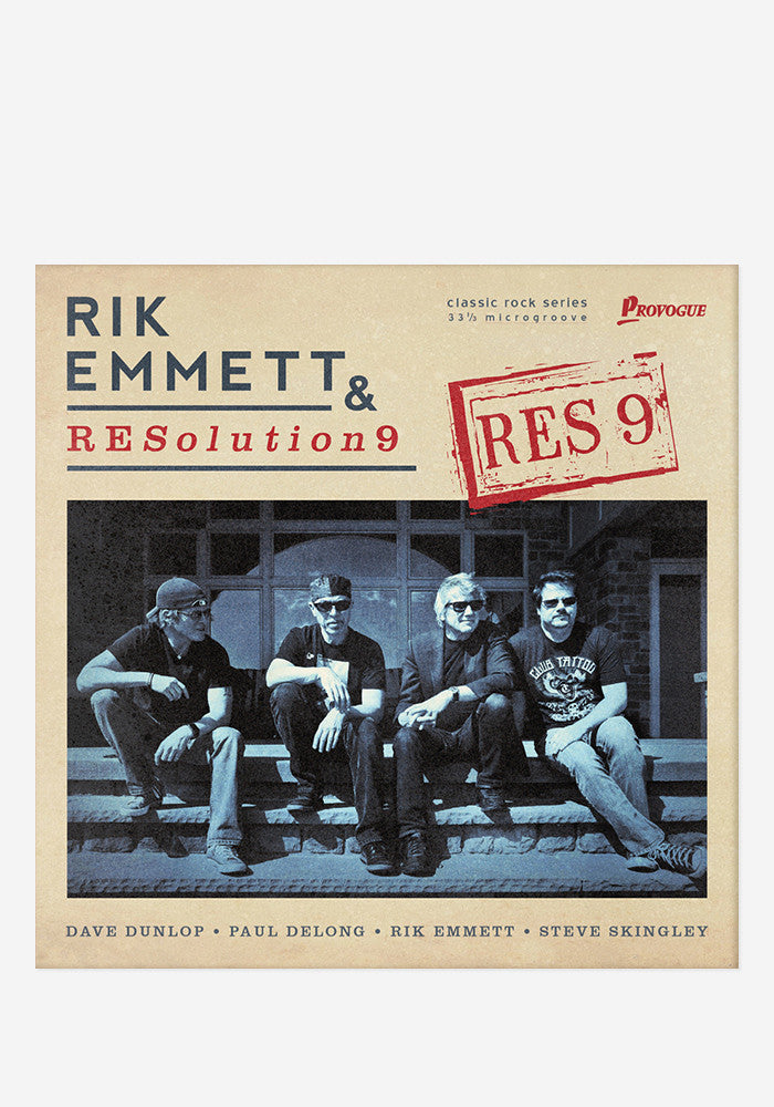 RIK EMMETT AND RESOLUTION 9 RES9 With Autographed CD Booklet