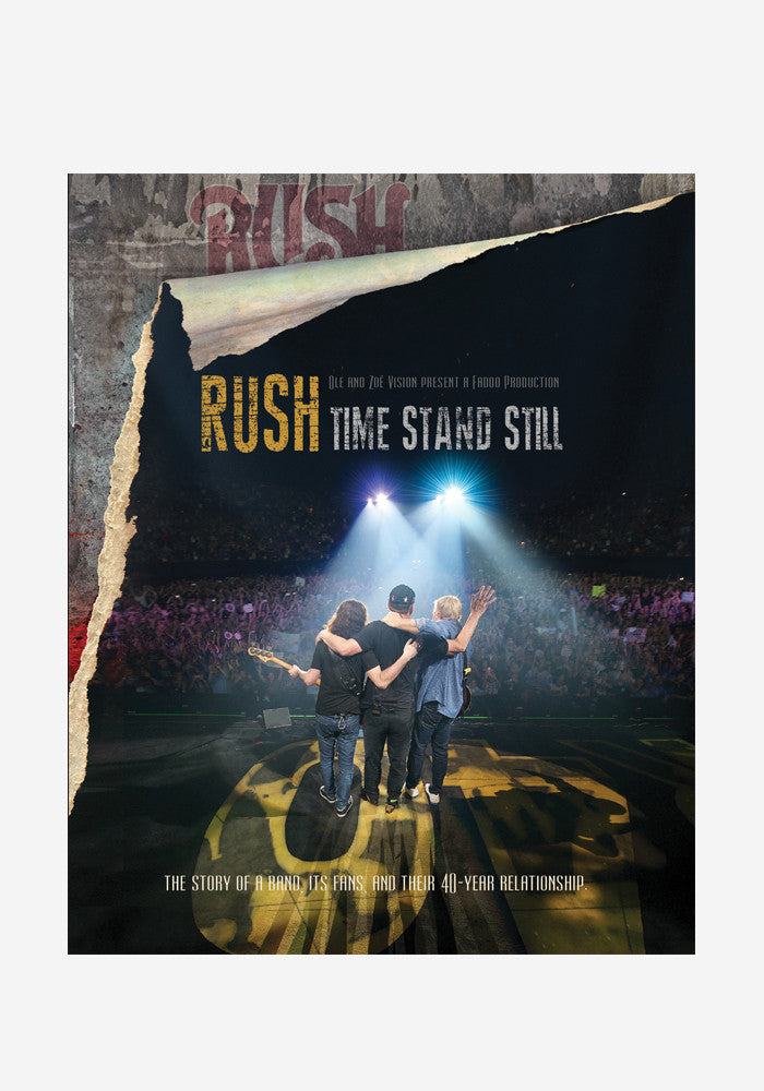 RUSH Time Stand Still With Autographed DVD Digipak