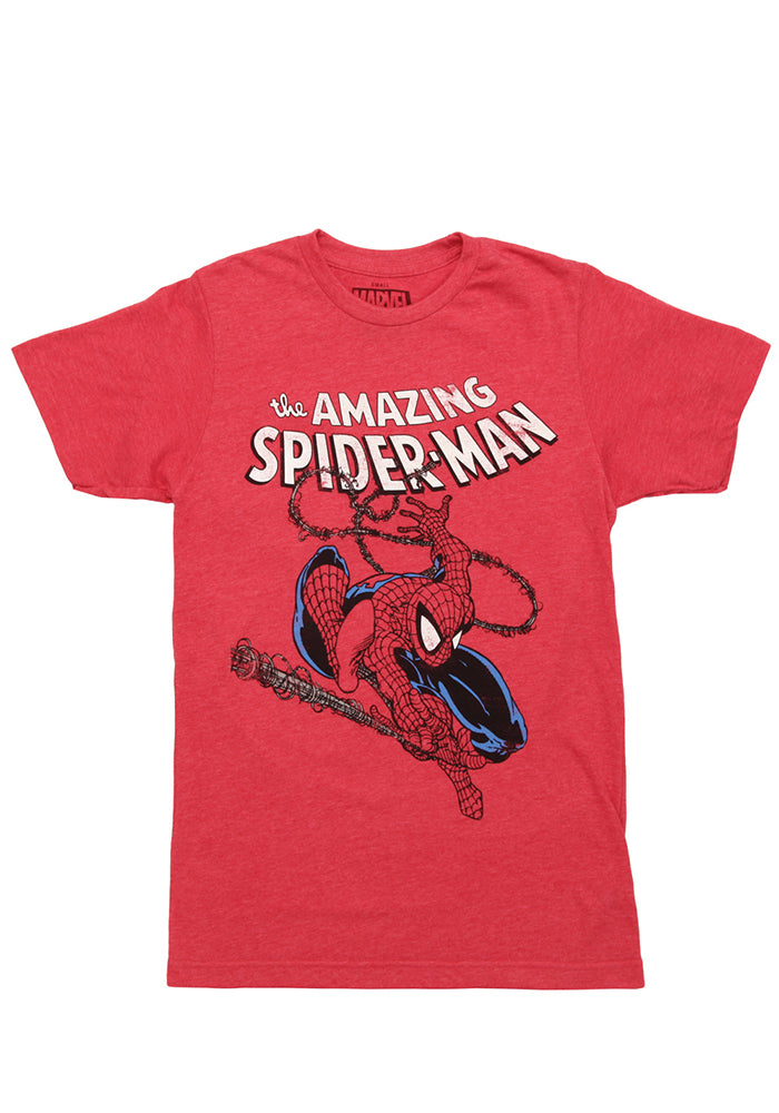 SPIDER-MAN The Amazing Spider-Man Swinging Distressed T-Shirt