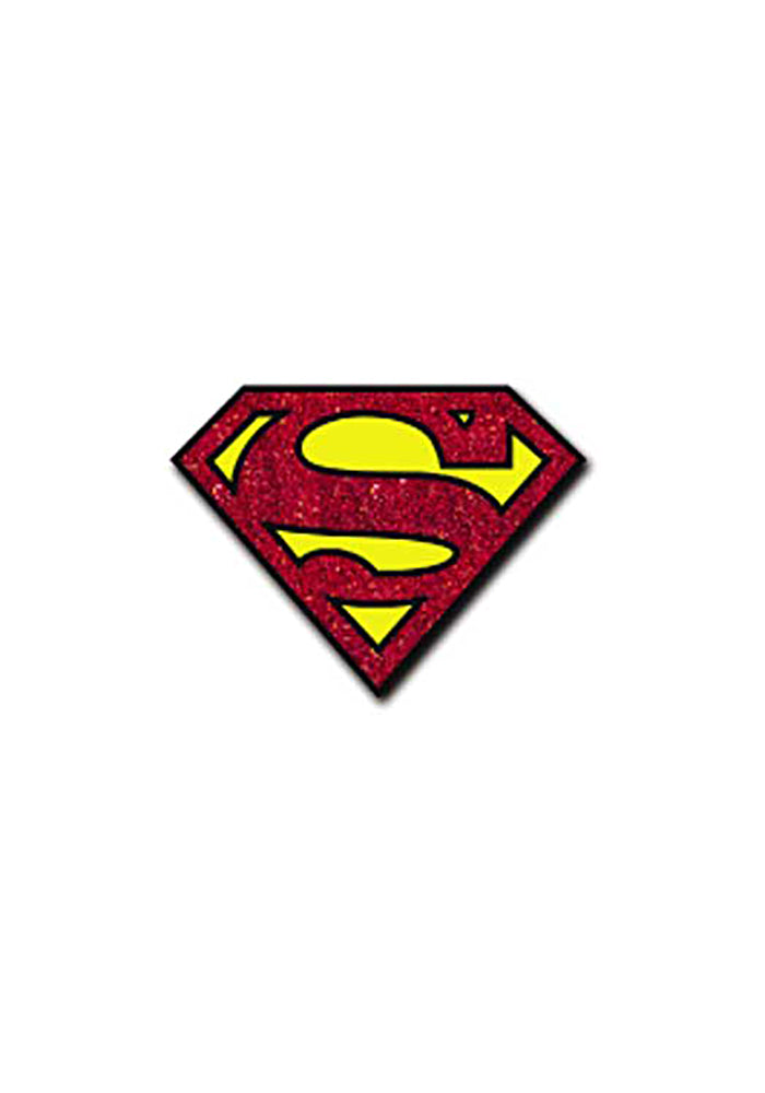 SUPERMAN Superman Logo Glitter Sticker
