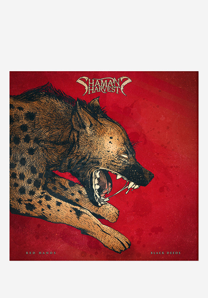 SHAMAN'S HARVEST Red Hands Black Deeds With Autographed CD Booklet