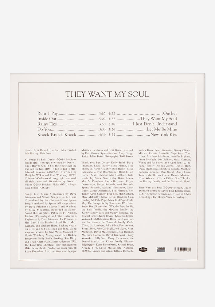 Exclusve　Vinyl　Newbury　LP　Spoon-They　Comics　Soul　Want　My　Color