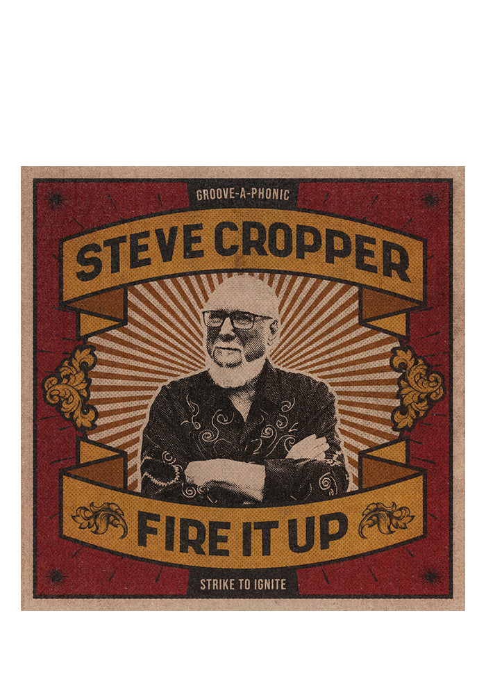 STEVE CROPPER Fire It Up LP With Autographed Postcard