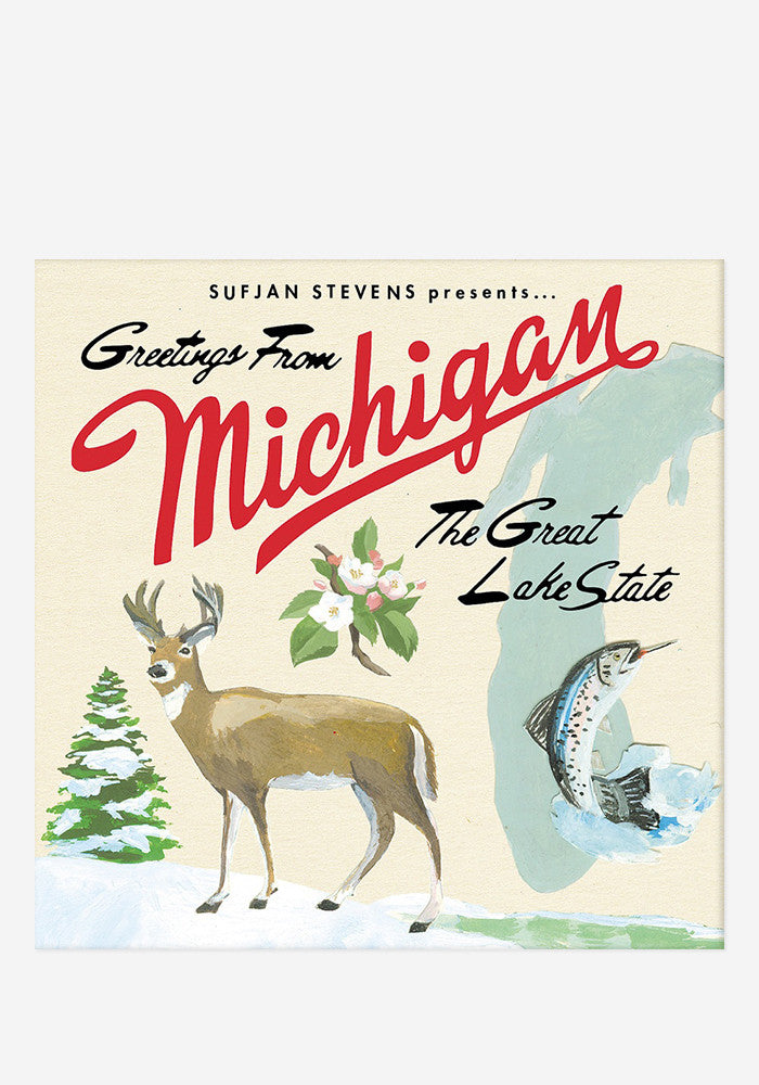SUFJAN STEVENS Greetings From Michigan 2 LP
