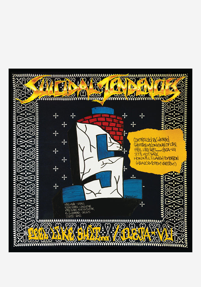 SUICIDAL TENDENCIES Controlled By Hatred / Feel Like Shit...Deja Vu LP (Color)