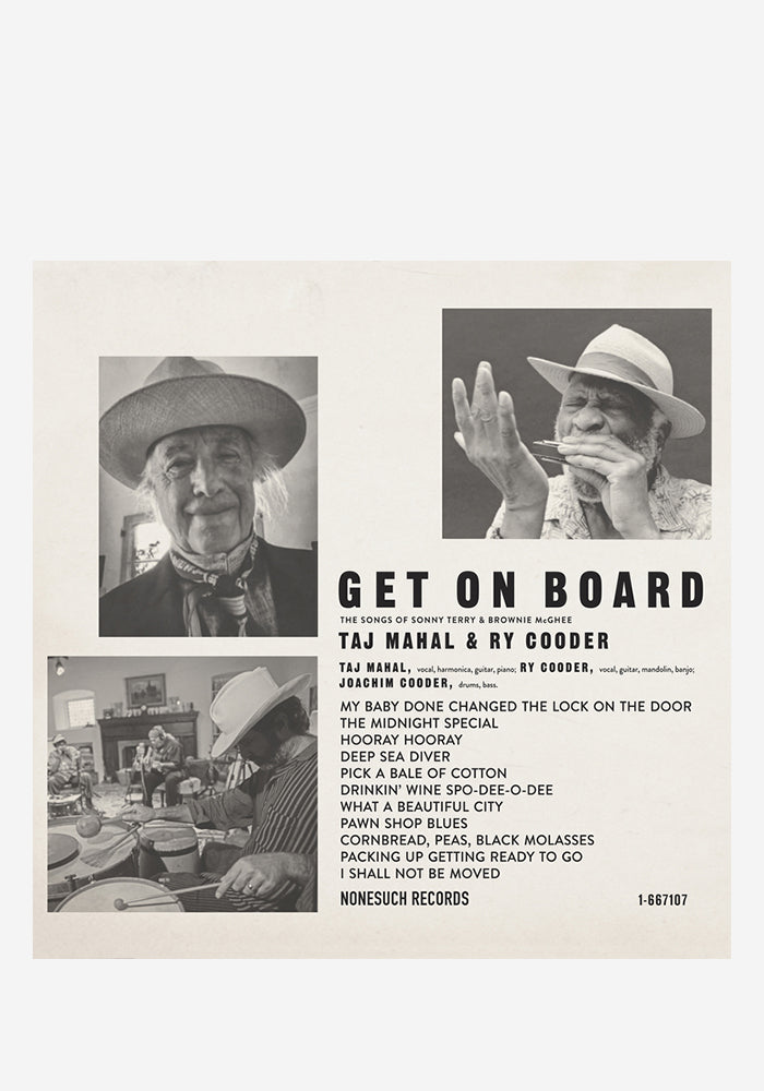 TAJ MAHAL & RY COODER Get On Board LP